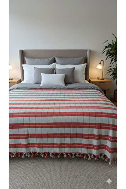 TECHTACT غطاء سرير وكنبة متعدد الأغراض من القطن بنسبة 100%، منسوج من قماش بيك...