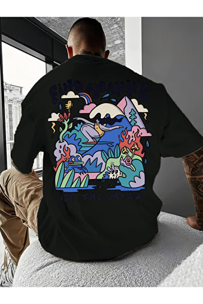 ELAN WEAR Custom men's printed oversize women's/men's unisex white t-shirt