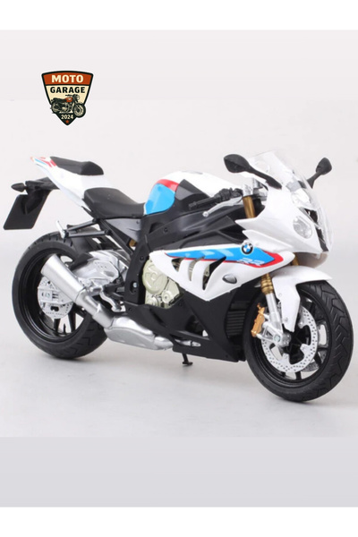 MotoGarage BMW S1000 RR Diecast Motosiklet Modeli – 1:12 Ölçek – Detaylı Kole...