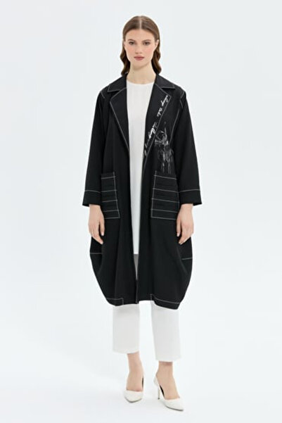 MÜSEMMA Large Size Mira Suit with Text Detail