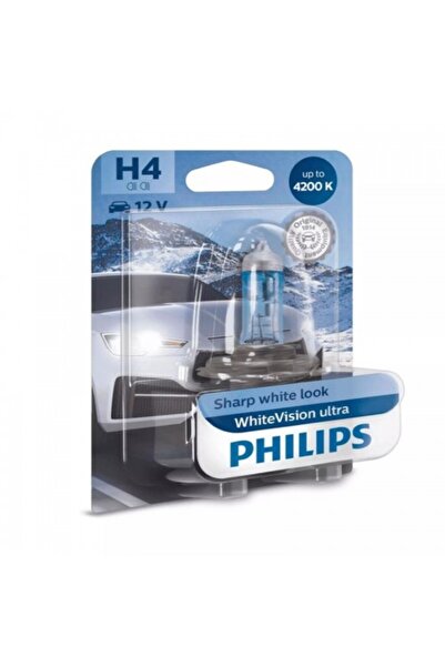 Philips Bec Far H4 60/55W 12V White Vision Ultra (Blister)