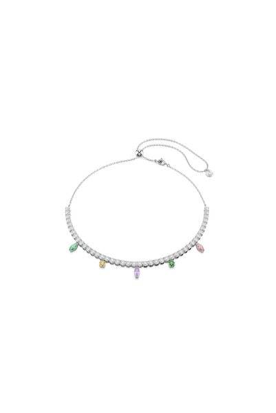 Swarovski Ariana Grande x Tennis kolye, Karışık kesimler, Çok renkli, Rodyum ...