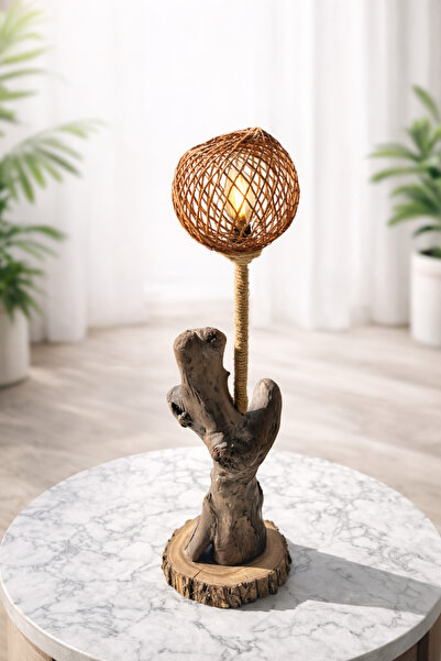 W00DLAB Doğal Kök Lambader