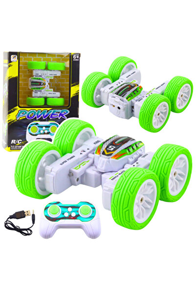 Three top online Mașină acrobatică off-road cu telecomandă, 360°, verde, 1:32