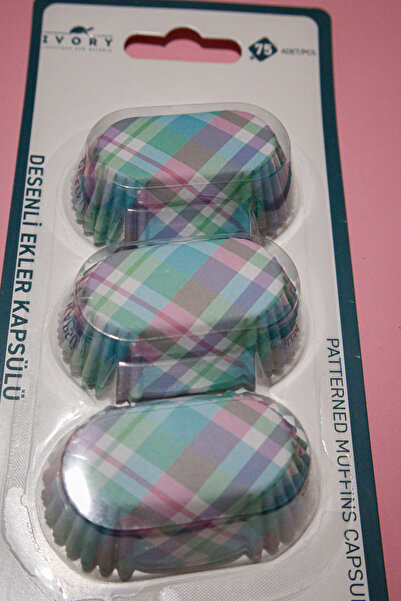 blackleg Fırın Kek Kalıbı Cupcake Muffin Kek Kalıbı Renkli Kağıt Kapsül 75 Adet