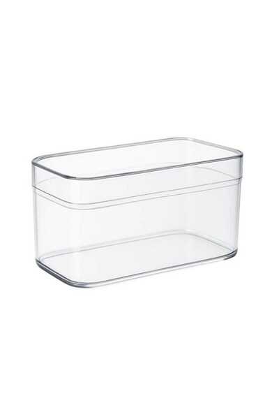 yorulmaz ambalaj Rectangular Crystal Dessert Bowl 24 Pieces – Suitable for Di...