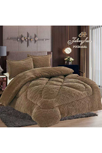 trendyhome Quilt Set + 2 Pillowcases, Cocolino