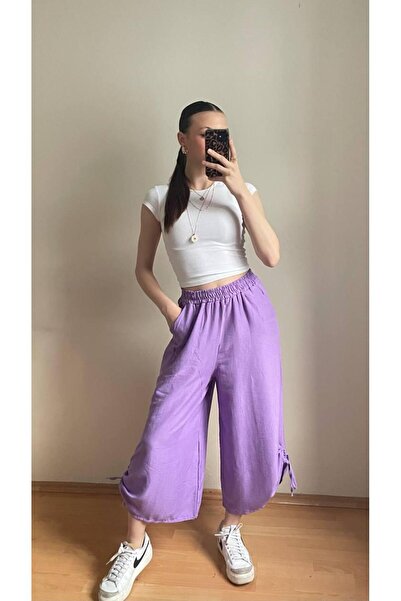 Tweed Collection Paça İpli Ayrobin Şalvar