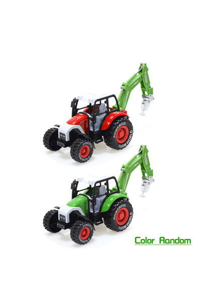 OEM Tractor metalic cu funcție de tragere înapoi, 26 cm, elemente mobile