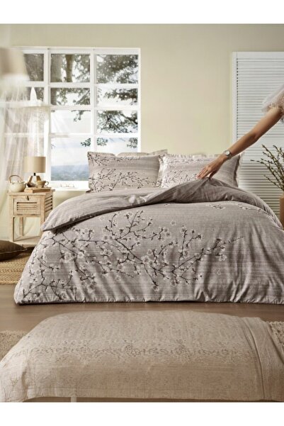 Özdilek Ranforce Cerezo Flor Double Duvet Cover Set