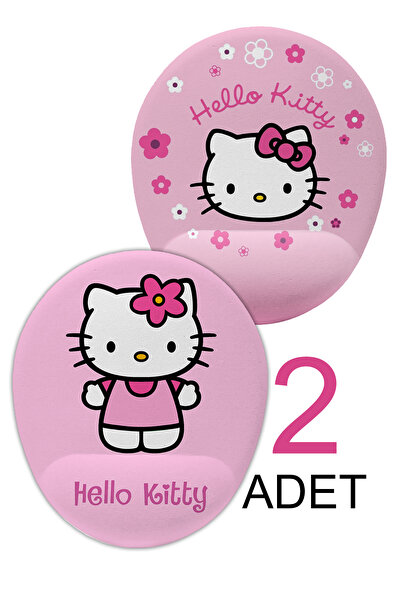 iyi fikirler 2 Adet Hello Kitty Bilek Destekli Mouse Pad