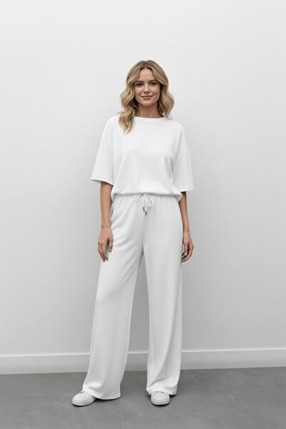 Bliss Women's Modal Fabric Short Sleeve Crew Neck Bottom-Top Tracksuit Set