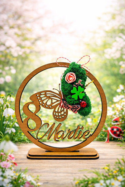 OEM Personalized decoration with stabilized lichens, spring decoration, March...
