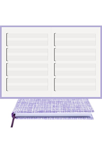 BİDEFTER Guitar Notepad Keyless, Blank Tabbed - 100% Handmade, 2026 Collectio...