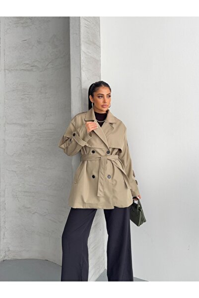 dolu butik معطف واق من الرياح