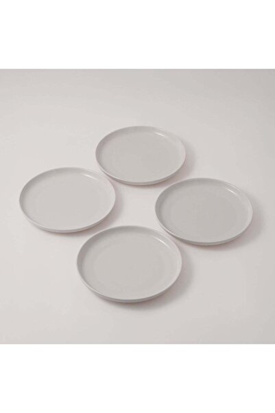 Generic La Mesa Porcelain Set Of 4Pcs Dinner Plates, 10.5", White