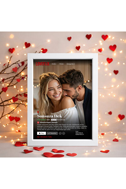 BERRAVIA Sevgililer Günü Hediyesi, Sevgiliye Hediye, Netflix Tablo, Loveflix ...