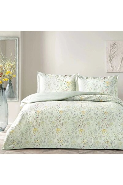 Taç 100% satin cotton bed linen for 1 person, floral pattern, TAC Mako-Satin,...