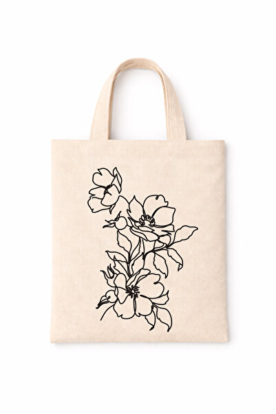 FANA Book Bag Colorful Slogan Printed Mini Canvas Tote Bag