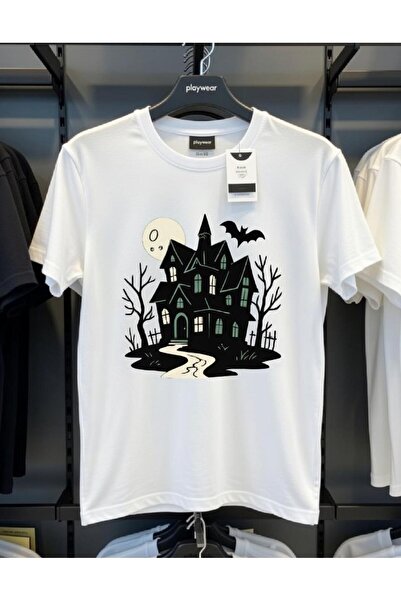 playwear PLAY WEAR Tricou unisex cu imprimeu CADI EVİ, cu decolteu rotund