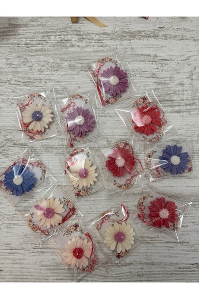 BY CLEO Set 10 Mărțișoare tip Margareta