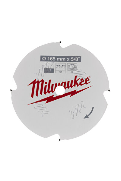 Milwaukee Panza de circular, Ø165mm X Ø5/8", Z4, Fibrociment, cod 4932493217