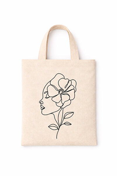 FANA Book Bag Colorful Slogan Printed Mini Canvas Tote Bag