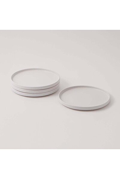 Generic La Mesa 4pcs porcelain dinner plate set, white