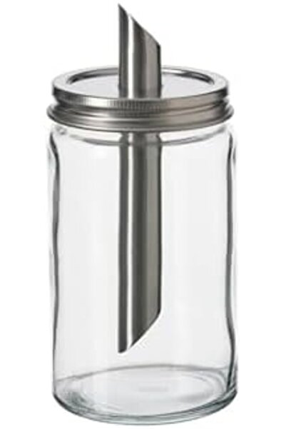 STOREMAX Brown Citronhaj Glass Sugar Bowl, 15 cm Glass 1 236580