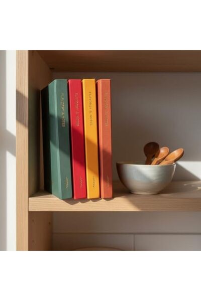 STOREMAX Tarif Defteri – A5 Boyutunda Sert Kapaklı 100+ Tariflik Recipe Journ...