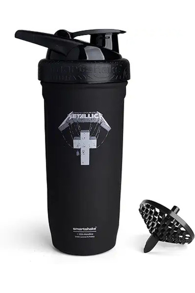 SMART SHAKE خلاط سمارت شيك روك باند ريفورس سعة 900 مل / 30 أونصة مصنوع من الف...