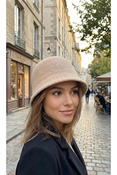 LAGRANZE Velvet Aura Women's Felt Bucket Hat