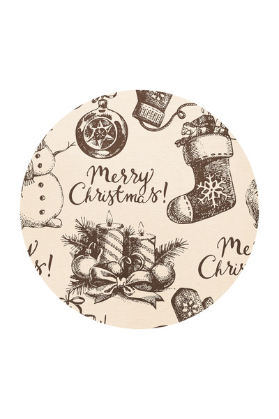 Rugs Modern Halı Gray Beige New Year Themed Mixed Shape Ornament Patterned Mo...