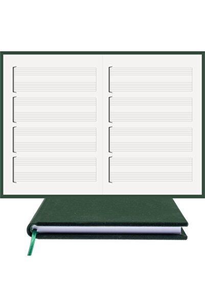 BİDEFTER Guitar Notepad Keyless, Blank Tabbed - 100% Handmade, 2026 Collectio...