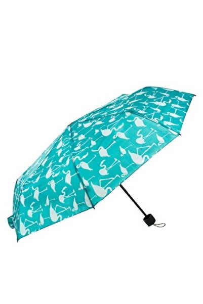 pami accessories Pami Women's Folding Umbrella with Flamingo