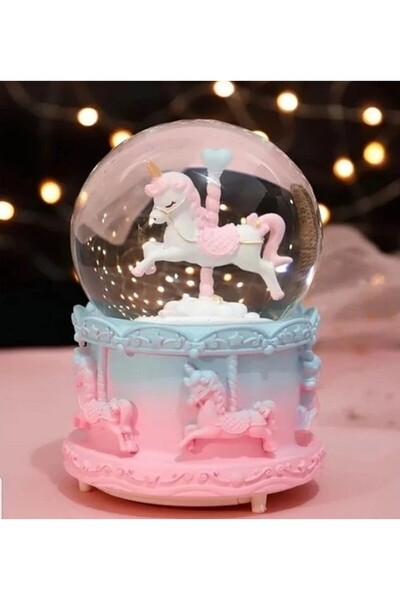 UNICORN Miniş Kar Küresi Hediye Sepeti