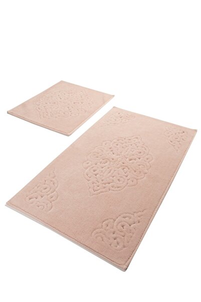 Lenjerii Deosebite Set 2 covorase baie bumbac, Alessia Home, Ottoman Roz Pudra