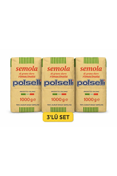 polselli Semolina Unu İtalya 1 KG x 3 Adet