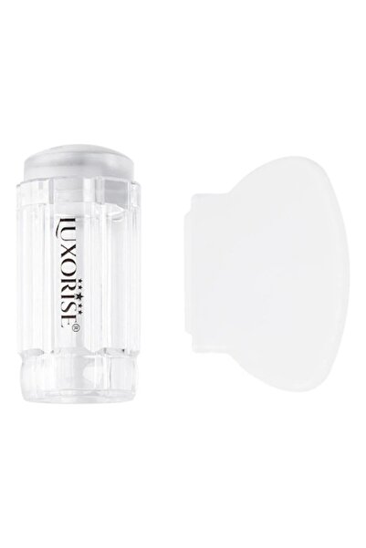 LUXORISE Ștampilă de unghii din silicon cu racletă, transparentă