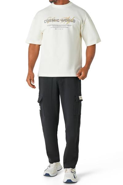 hendam Men's T-shirt with comfortable, casual lettering