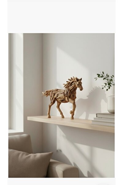 PANALI Dekoratif At Heykeli Hediyelik Biblo Obje