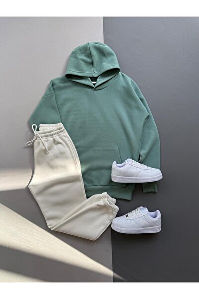 Baycombine35 ΜΟΝΤΕΡΝΟ UNISEX ΣΕΤ 2 ΤΕΜΑΧΙΩΝ ΦΟΡΜΑΣ ΜΕ ΚΟΥΚΟΥΛΑ ΤΥΡΚΟΥΑΖ ΚΡΕΜ ...