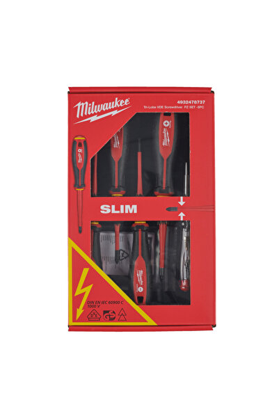 Milwaukee Set 5 surubelnite VDE 1000 V, cod 4932478737