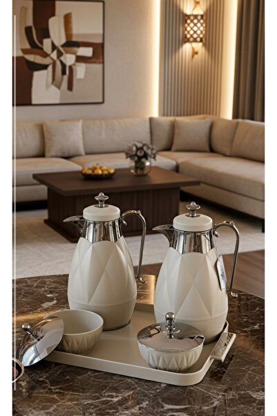 LOUVER Thermos set with tray and two trays