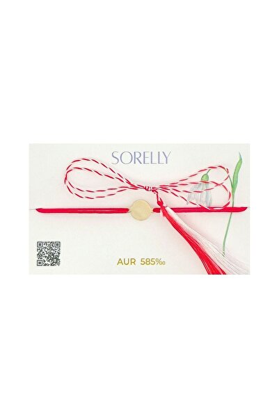 Bijuteria SORELLY Brățară din aur de 14k cu șnur Banut