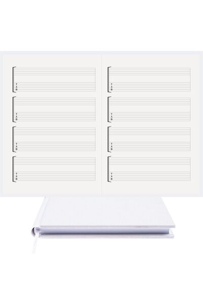 BİDEFTER Guitar Notepad – Blank and Tab-Indexed - 100% Handmade, 2026 Collect...