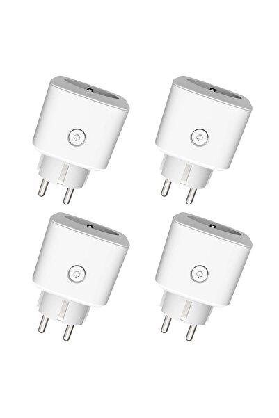 SmartPlugMaster Priză inteligentă WiFi, pachet de 4, monitorizare energie cu ...