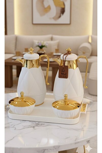 LOUVER Thermos set with tray and two trays