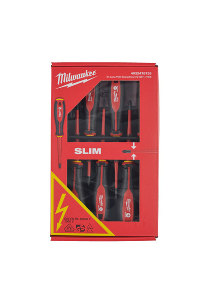 Milwaukee Set 7 surubelnite VDE 1000 V, cod 4932478738