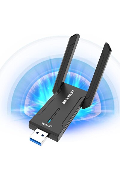 NEWFULL Adaptor WiFi USB NEWFAST puternic, stick WiFi 6, 5400 Mbps